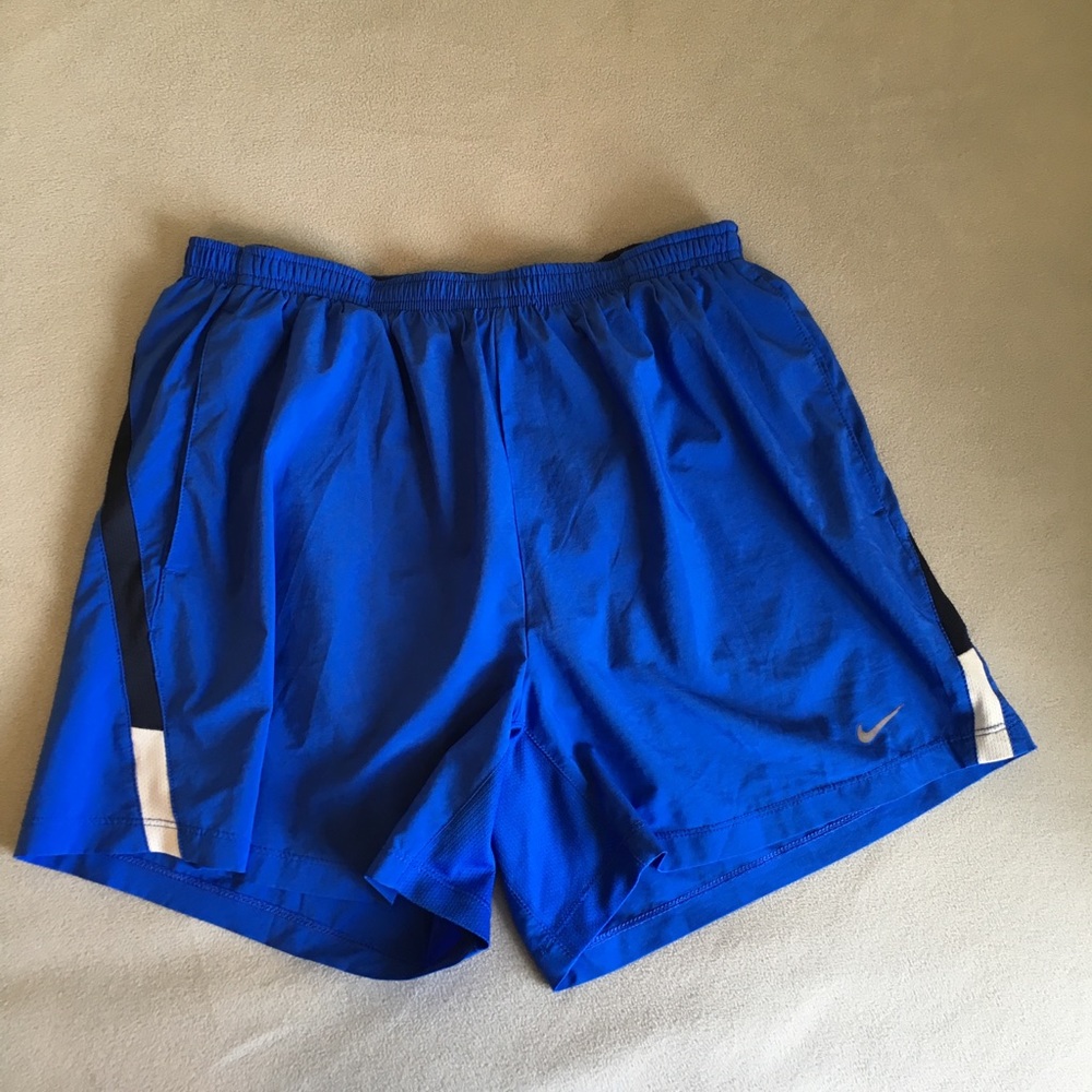 Blue Nike Dri-Fit Running Shorts